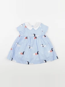 Jacadi - robe bleu, rouge - 6 mois