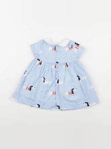 Jacadi - robe bleu, rouge - 6 mois