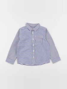 Tape à l'oeil - chemise bleu, blanc - 2 ans