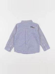 Tape à l'oeil - chemise bleu, blanc - 2 ans