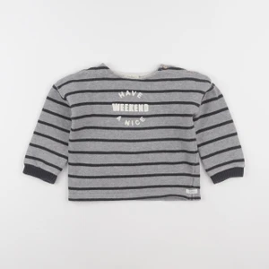 Buho - sweat gris - 24 mois