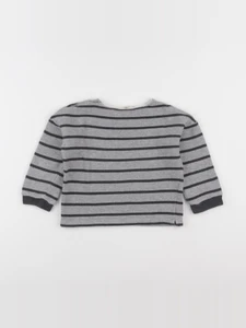 Buho - sweat gris - 24 mois