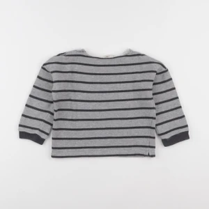 Buho - sweat gris - 24 mois