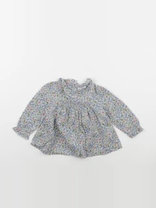 Boutchou - blouse bleu - 12 mois