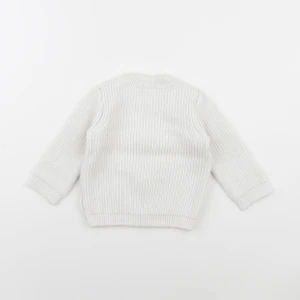 Natalys - pull blanc - 9 mois