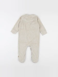 Fresk - pyjama velours beige - 6/12 mois