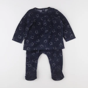 Vertbaudet - pyjama velours bleu - 2 ans