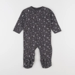 Vertbaudet - pyjama coton gris - 9 mois
