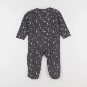 Vertbaudet - pyjama coton gris - 9 mois