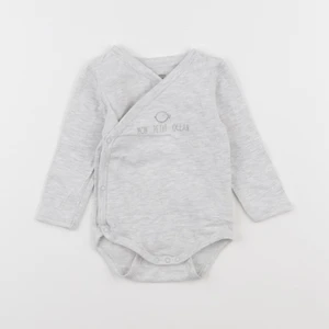 Vertbaudet - body gris - 9 mois