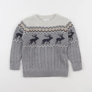 Vertbaudet - pull gris - 3 ans