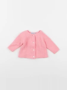 Jacadi - gilet rose - 3 mois