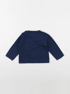 Petit Bateau - tee-shirt bleu - 24 mois