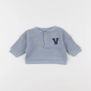 Vertbaudet - sweat bleu - 3 mois