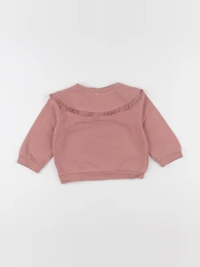 Vertbaudet - sweat rose - 24 mois