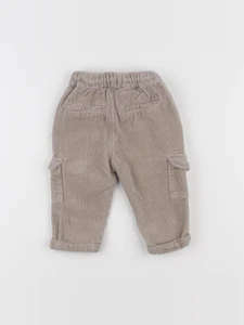 Vertbaudet - pantalon beige - 9 mois