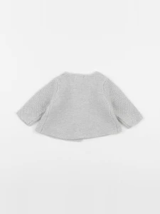 Boutchou - gilet gris - 6 mois
