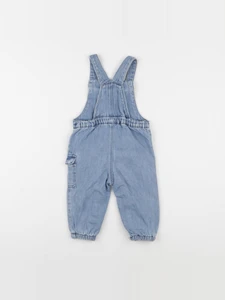 Zara - salopette bleu - 6/9 mois