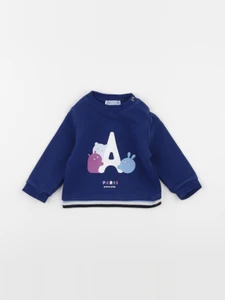 Jacadi - sweat bleu - 12 mois