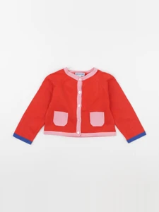 Jacadi - gilet rouge - 24 mois