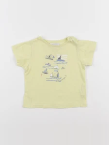 Cadet Rousselle - tee-shirt jaune - 12 mois