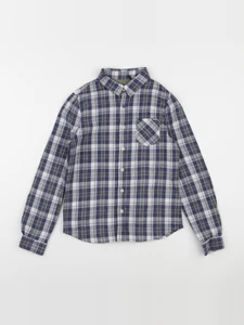 IKKS - chemise imprimé au dos bleu - 10 ans