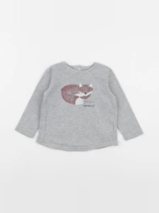 La Redoute - tee-shirt gris - 9 mois