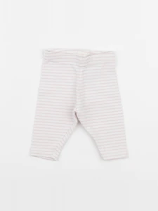 H&M - legging blanc, rose - 0/1 mois