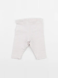 H&M - legging blanc, rose - 0/1 mois