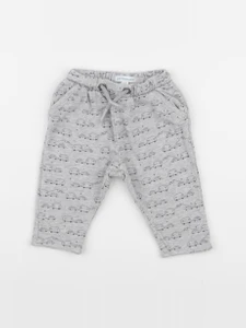Vertbaudet - jogging doublé gris - 9 mois