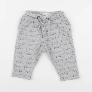 Vertbaudet - jogging doublé gris - 9 mois