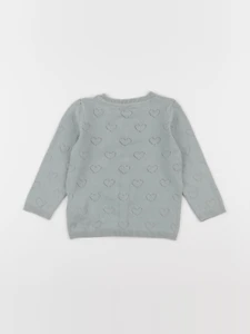 Vertbaudet - gilet vert - 18 mois