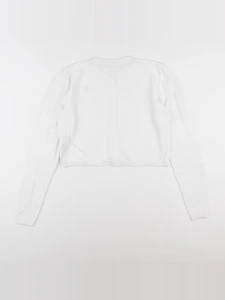 Vertbaudet - gilet blanc - 12 ans