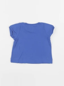 Petit Bateau - tee-shirt bleu - 3 mois
