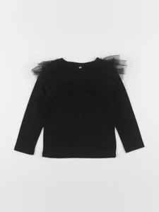 H&M - tee-shirt noir - 2/4 ans