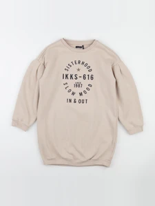 IKKS - robe beige - 8 ans