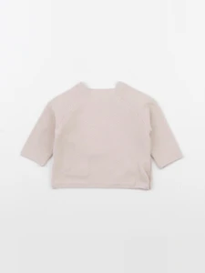 Vertbaudet - pull beige - 6 mois