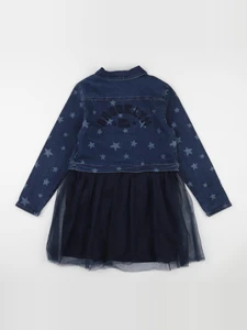 IKKS - robe bleu - 10 ans