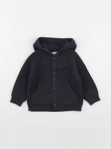 Zara - gilet bleu - 12/18 mois