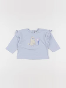 Tape à l'oeil - tee-shirt bleu - 12 mois