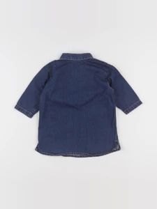 Petit Bateau - robe bleu - 12 mois