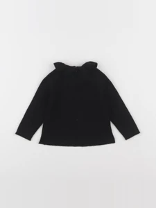 Zara - pull noir - 6/9 mois
