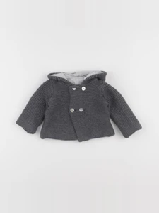 Natalys - gilet gris - 6 mois