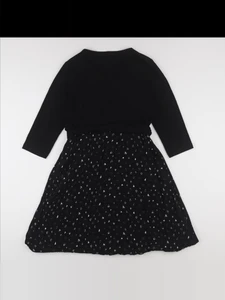 Seraphine - robe allaitement, grossesse noir - 46