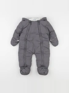 Vertbaudet - combi-pilote gris - 6/9 mois