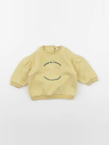 Tape à l'oeil - sweat jaune - 6 mois