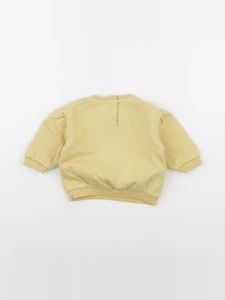Tape à l'oeil - sweat jaune - 6 mois