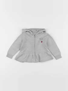 IKKS - gilet gris - 12 mois