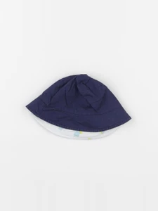 Vertbaudet - chapeau réversible bleu - 12/18 mois