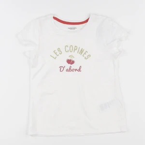 Vertbaudet - tee-shirt blanc - 8 ans
